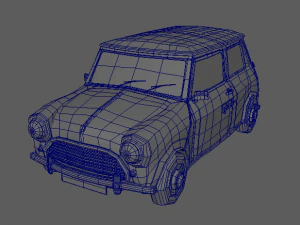mr bean car low poly 3D Model