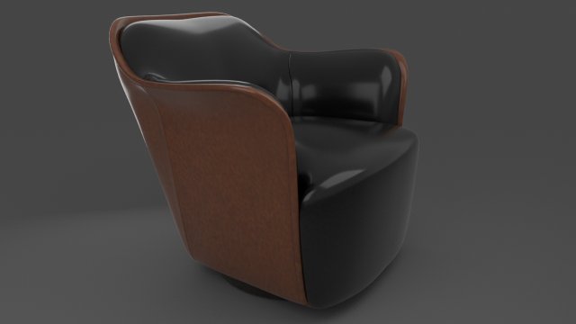 Armchair 3D 모델 .c4d .max .obj .3ds .fbx .stl .blend