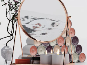 Meson christian dior - bathroom accessories 3D Model