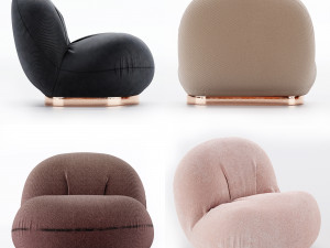 Gubipachaloungechair 3D-Modell