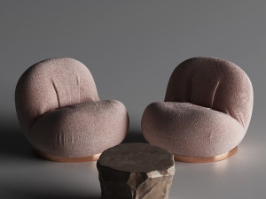 Gubipachaloungechair 3D-Modell