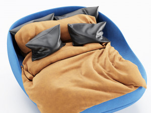 Martian bed Modèle 3D