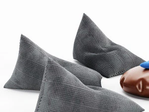 knitted bean bag 3D Model