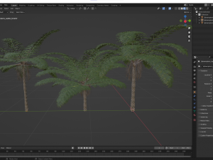 New Plant High detail Sphaeropteris Lepifera Small 3D-Modell