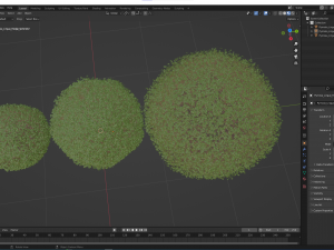 New Plant High detail Pyrrosia Lingua Hedge Sphere 3D Model
