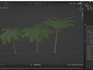 New Plant High detail Sphaeropteris Lepifera Medium 3D Модель