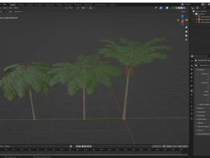 New Plant High detail Sphaeropteris Lepifera Medium 3D Model