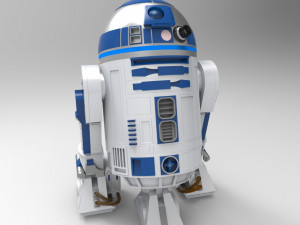 r2-d2 3D प्रिंट मॉडल
