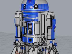 r2-d2 3D प्रिंट मॉडल