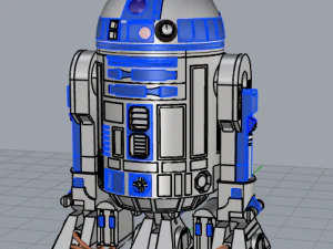 r2-d2 Modelo de impresión 3D