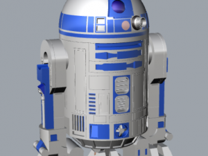 r2-d2 3D प्रिंट मॉडल