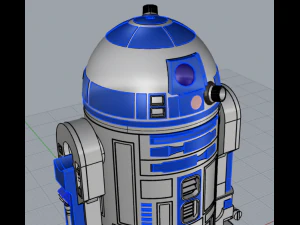 r2-d2 Modelo de impresión 3D