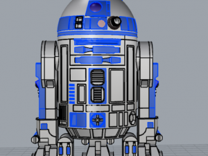 r2-d2 3D प्रिंट मॉडल