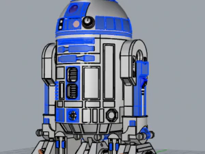 r2-d2 Modelo de impresión 3D