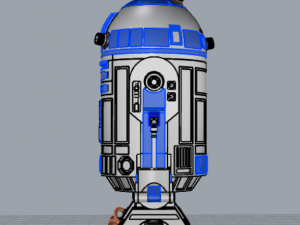 r2-d2 3D प्रिंट मॉडल