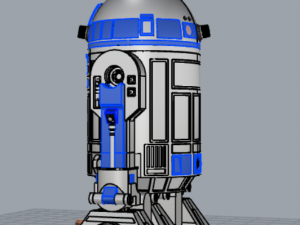 r2-d2 3D प्रिंट मॉडल