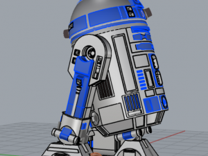 r2-d2 3D प्रिंट मॉडल