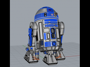 r2-d2 3D प्रिंट मॉडल