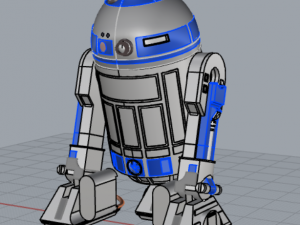 r2-d2 3D प्रिंट मॉडल