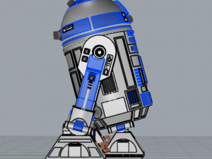 r2-d2 3D प्रिंट मॉडल
