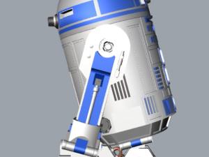 r2-d2 3D प्रिंट मॉडल