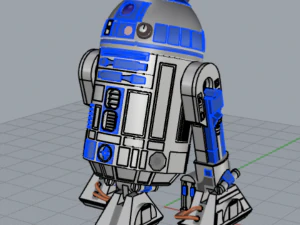 r2-d2 Modelo de impresión 3D