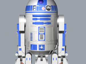 r2-d2 3D प्रिंट मॉडल