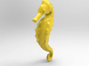 seahorse 3D Print Model