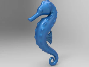 seahorse 3D Print Model