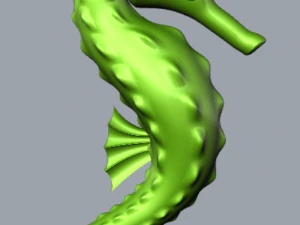 seahorse 3D Print Model