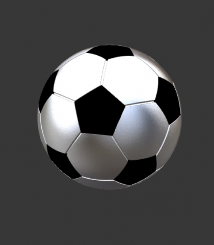 soccer ball 3D प्रिंट मॉडल .c4d .max .obj .3ds .fbx .stl .blend 