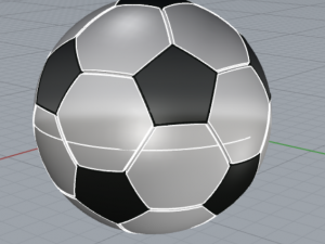 soccer ball 3D प्रिंट मॉडल