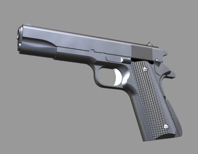 colt Model Cetak 3D .c4d .max .obj .3ds .fbx .stl .blend 