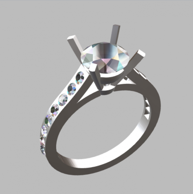 solitary ring Modèles 3D en vedette .c4d .max .obj .3ds .fbx .stl .blend 