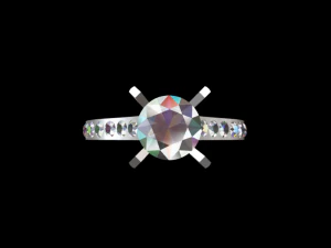 solitary ring 3D Print Model