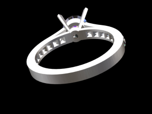 solitary ring Modèles 3D en vedette