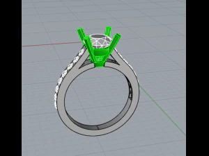 solitary ring 3D Print Model