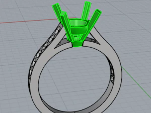 solitary ring 3D Print Model
