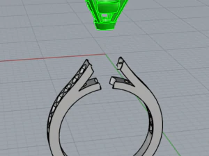 solitary ring 3D Print Model