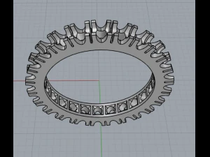 anillo Modelo de impresión 3D