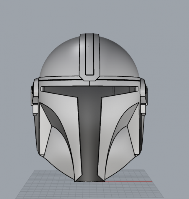 helmet mandalorian Modelo de impresión 3D .c4d .max .obj .3ds .fbx .stl .blend 