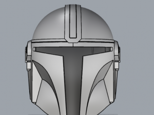 helmet mandalorian 3D Print Model