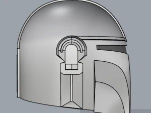 casco mandaloriano Modelo de impresión 3D
