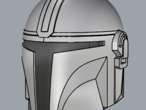 helmet mandalorian Modelo de impresión 3D