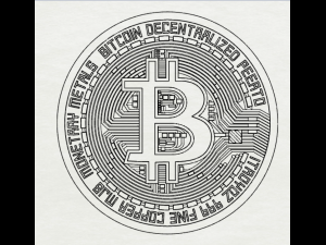 Bitcoin 3D 打印模型