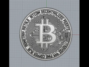 Bitcoina Model do druku 3D