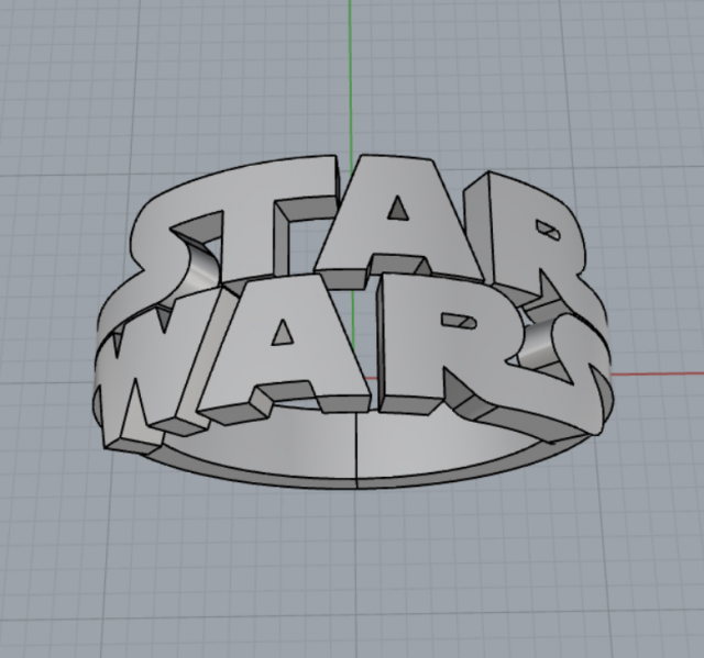 Anello STAR WARS 3D Baskı Modeli .c4d .max .obj .3ds .fbx .stl .blend 
