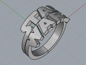 Anello STAR WARS 3D Baskı Modeli