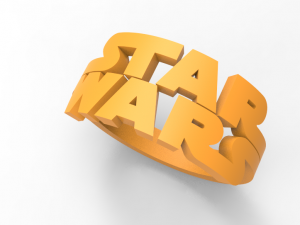 Anello STAR WARS 3D Baskı Modeli