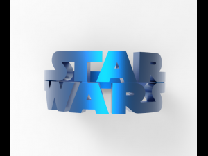 Anello STAR WARS 3D Baskı Modeli